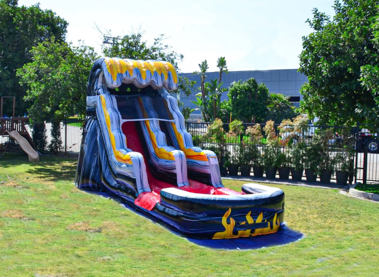 15Ft Flame waterslide